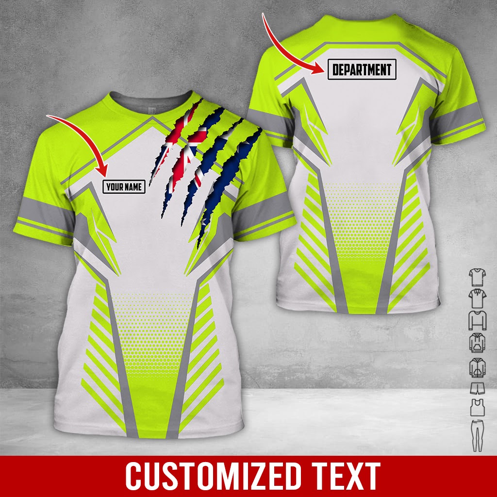 Custom Text and Color 3D Hoodie