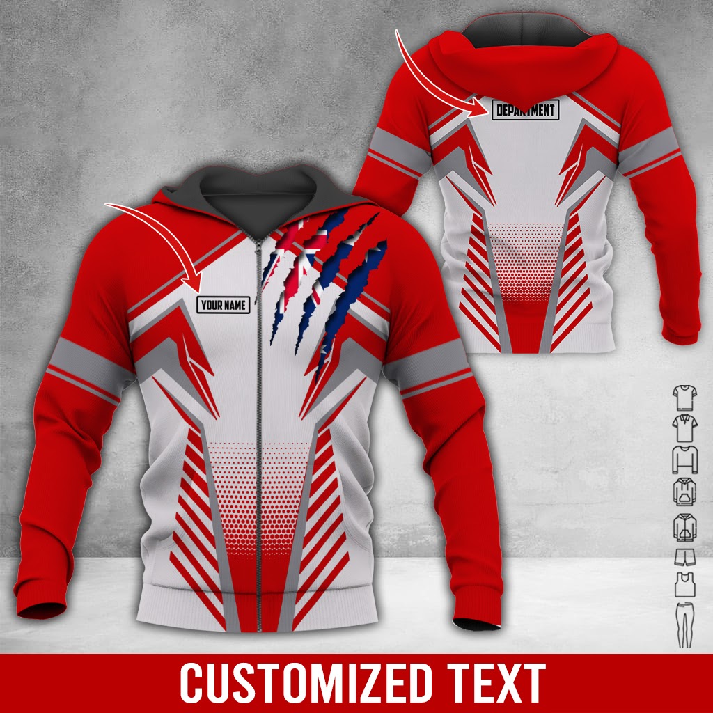 Custom Text and Color 3D Hoodie - photo 15