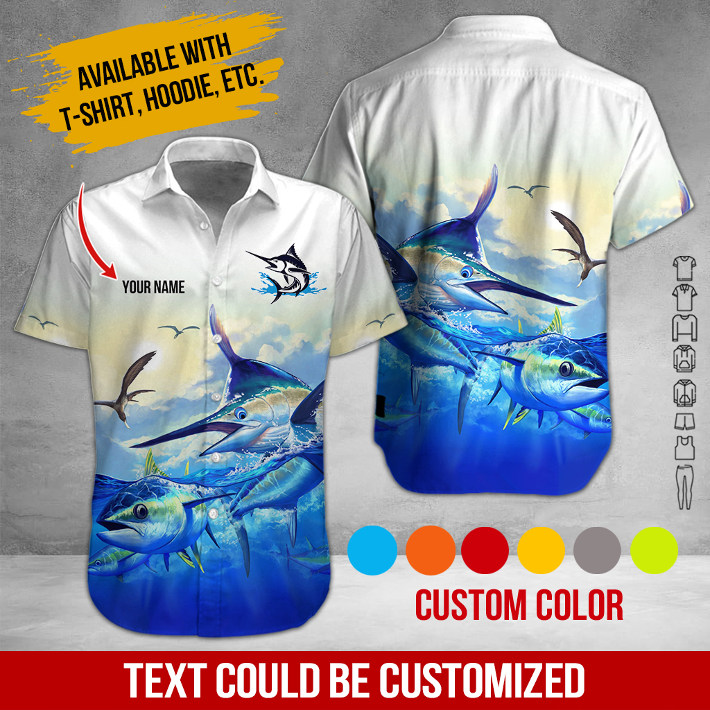 Marlin Fishing 3D All Over Printed Clothes IN191 – Azfancy