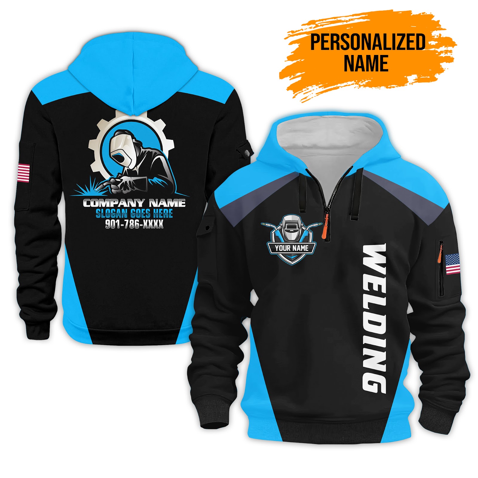 Custom Welding 3D All Over Printed Clothe - photo 50