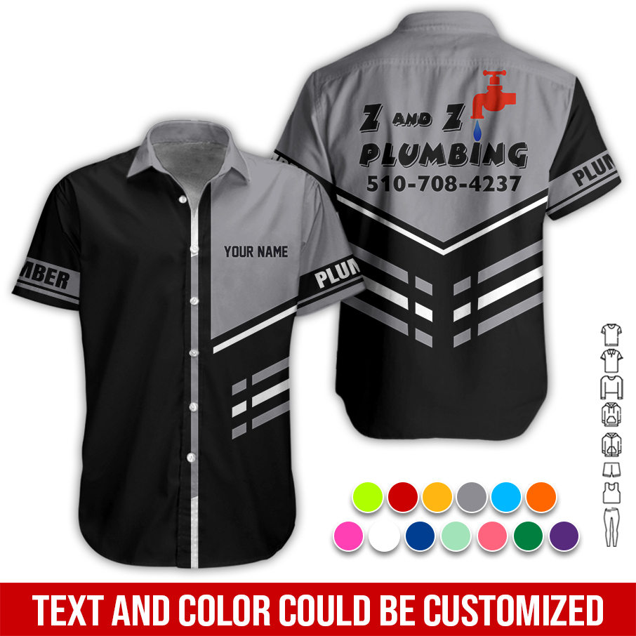 Custom Plumbing 3D Hoodie - photo 3