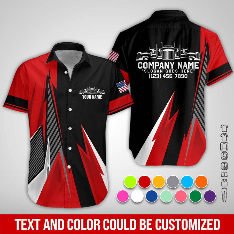 5876587-personalized-name-and-color-semi-truck-uniform-all-over-printed-clothes-am548-12.jpg Custom Semi Truck Uniform Hoodie - photo 12