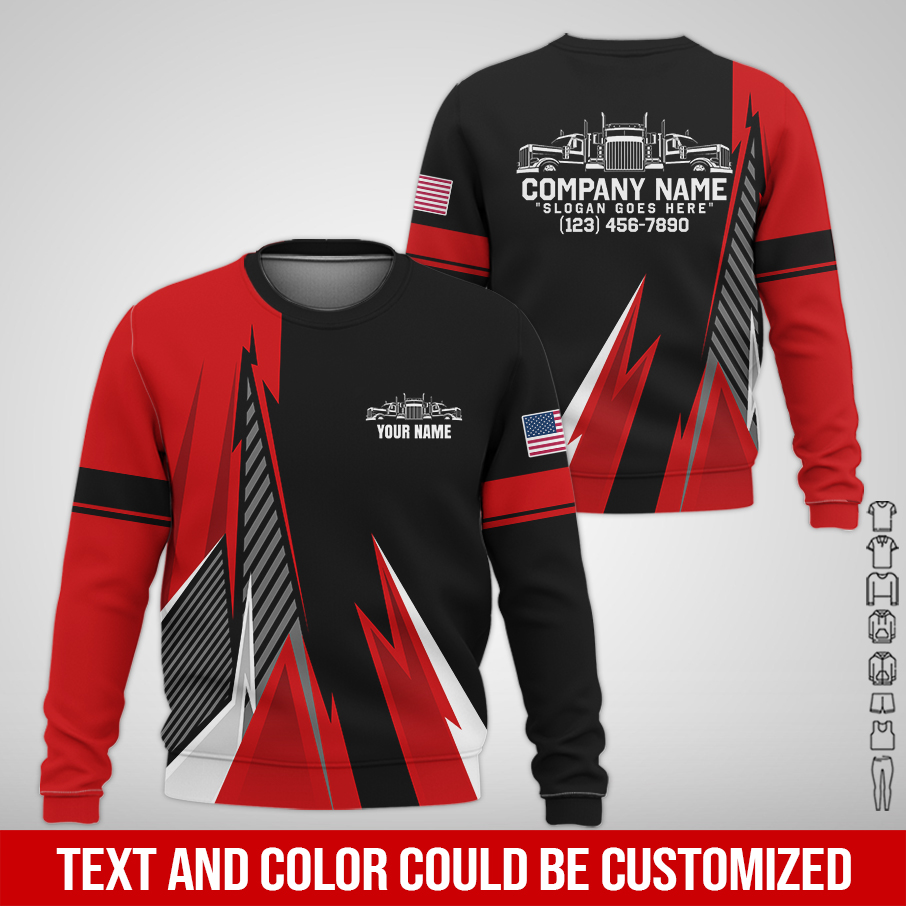 5876587-personalized-name-and-color-semi-truck-uniform-all-over-printed-clothes-am548-13.jpg Custom Semi Truck Uniform Hoodie - photo 13