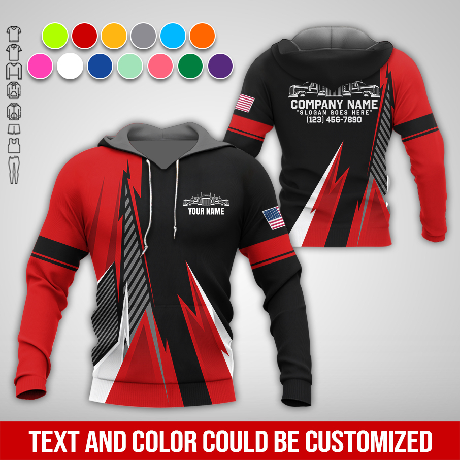 5876587-personalized-name-and-color-semi-truck-uniform-all-over-printed-clothes-am548-14.jpg Custom Semi Truck Uniform Hoodie - photo 14