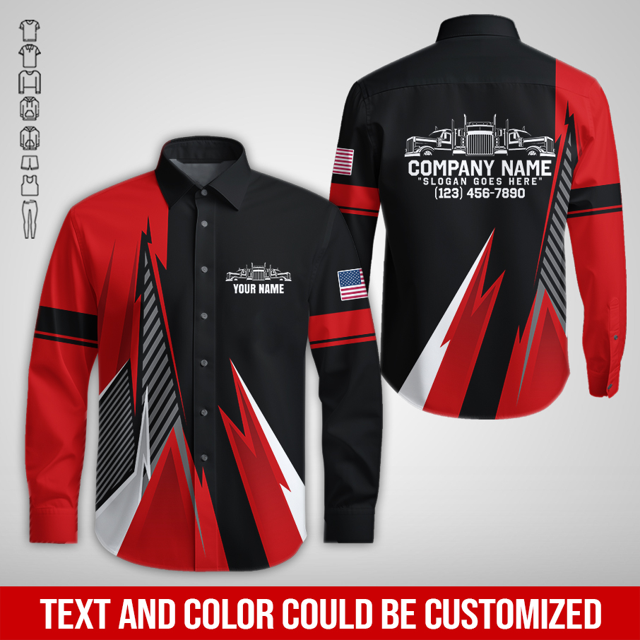 5876587-personalized-name-and-color-semi-truck-uniform-all-over-printed-clothes-am548-16.jpg Custom Semi Truck Uniform Hoodie - photo 16