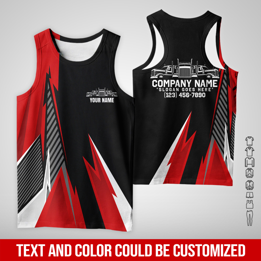 5876587-personalized-name-and-color-semi-truck-uniform-all-over-printed-clothes-am548-17.jpg Custom Semi Truck Uniform Hoodie - photo 17