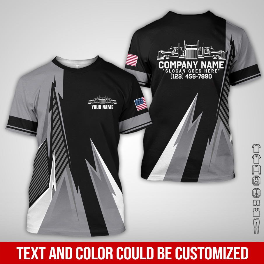5876587-personalized-name-and-color-semi-truck-uniform-all-over-printed-clothes-am548-28.jpg Custom Semi Truck Uniform Hoodie - photo 28
