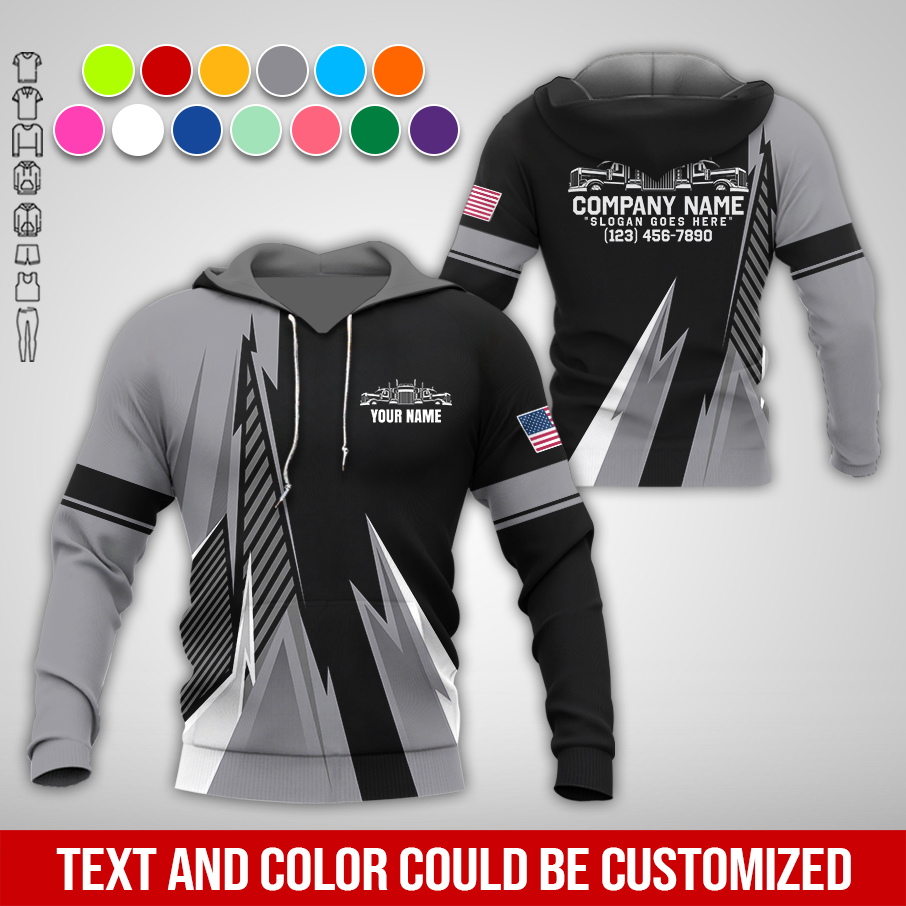 5876587-personalized-name-and-color-semi-truck-uniform-all-over-printed-clothes-am548-32.jpg Custom Semi Truck Uniform Hoodie - photo 32