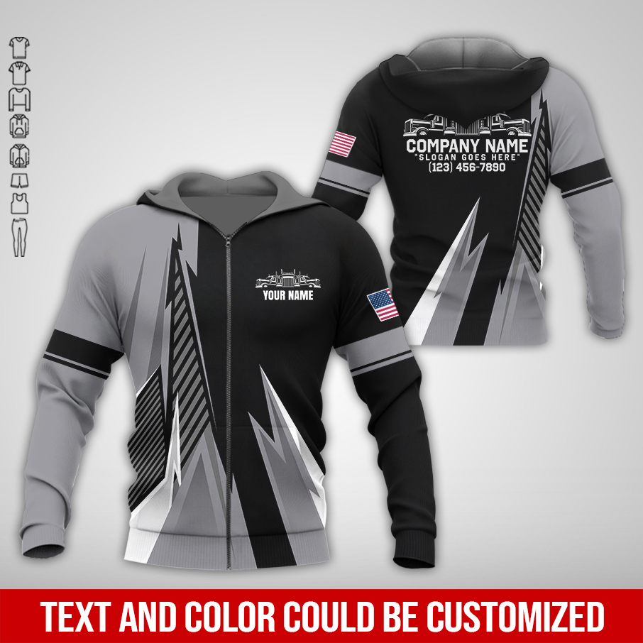 5876587-personalized-name-and-color-semi-truck-uniform-all-over-printed-clothes-am548-33.jpg Custom Semi Truck Uniform Hoodie - photo 33