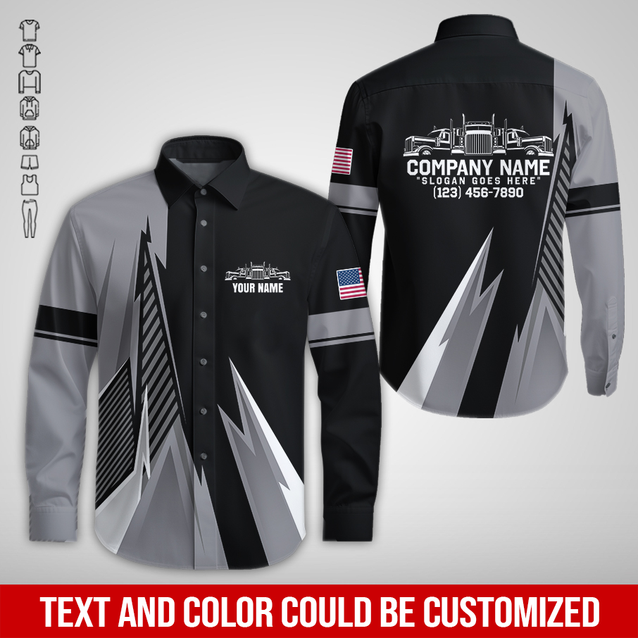 5876587-personalized-name-and-color-semi-truck-uniform-all-over-printed-clothes-am548-34.jpg Custom Semi Truck Uniform Hoodie - photo 34