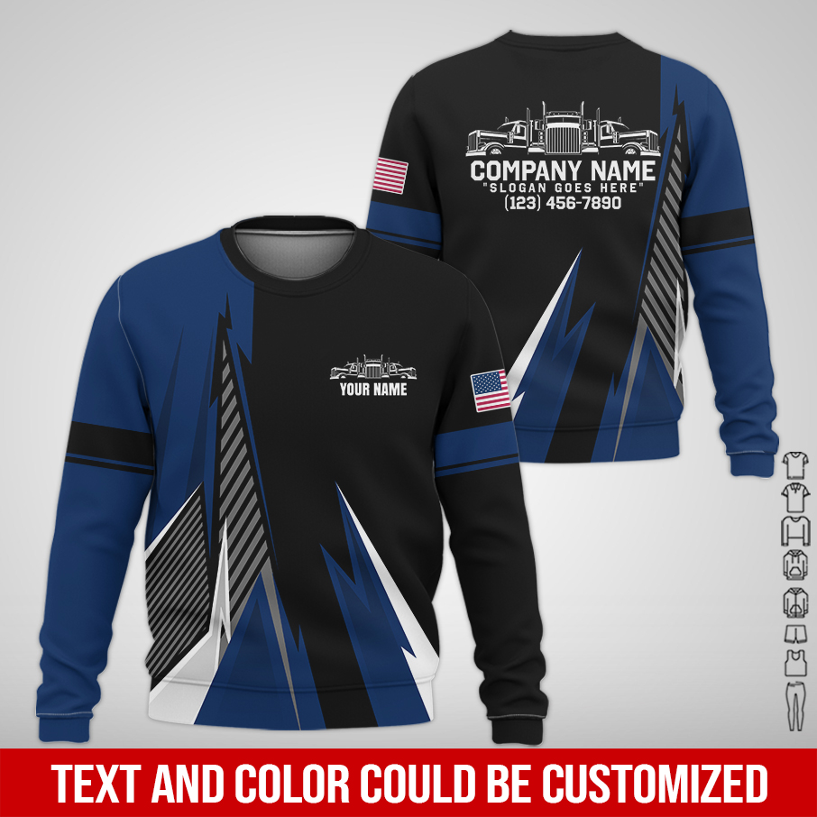 5876587-personalized-name-and-color-semi-truck-uniform-all-over-printed-clothes-am548-76.jpg Custom Semi Truck Uniform Hoodie - photo 76