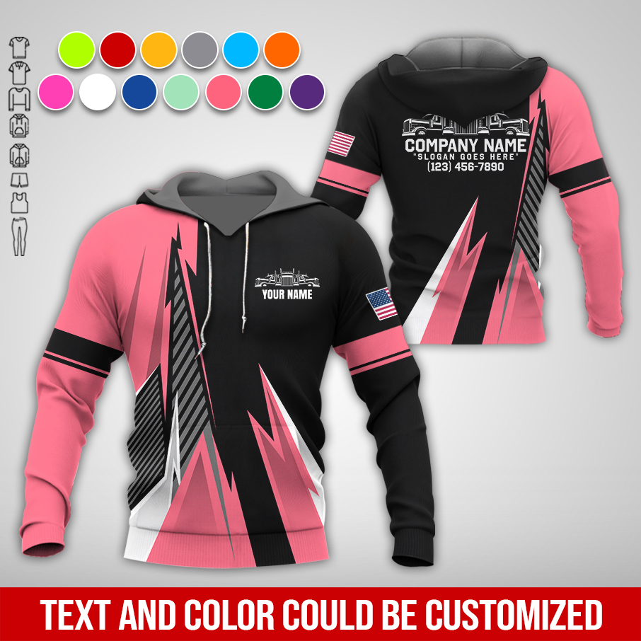 5876587-personalized-name-and-color-semi-truck-uniform-all-over-printed-clothes-am548-95.jpg Custom Semi Truck Uniform Hoodie - photo 95