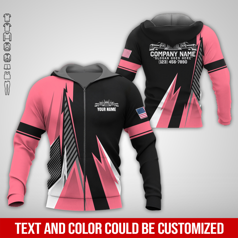 5876587-personalized-name-and-color-semi-truck-uniform-all-over-printed-clothes-am548-96.jpg Custom Semi Truck Uniform Hoodie - photo 96