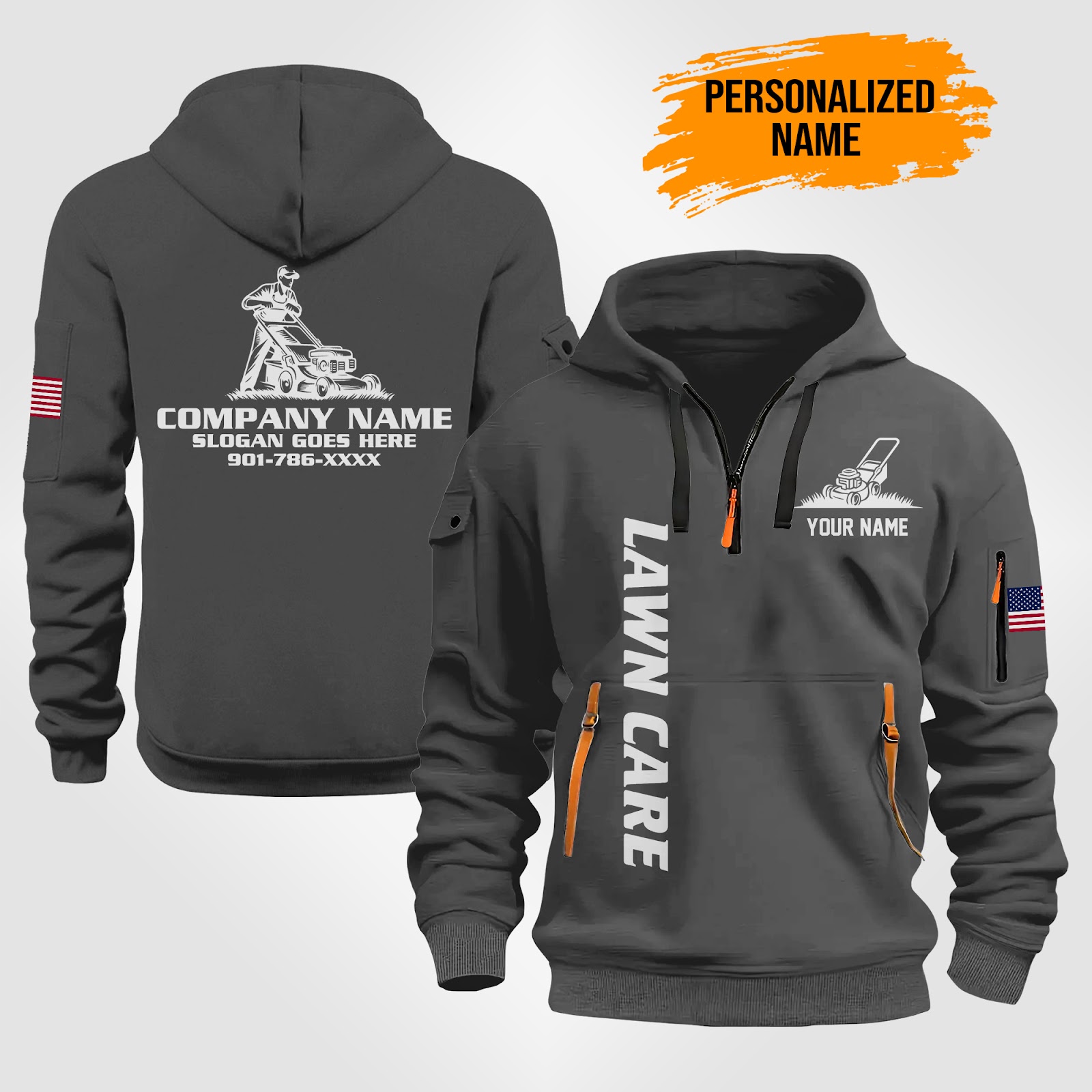 5881935-personalized-name-lawn-care-quarter-zip-hoodie-pc37-4.jpg Custom Lawn Care Quarter Zip Hoodie - photo 4