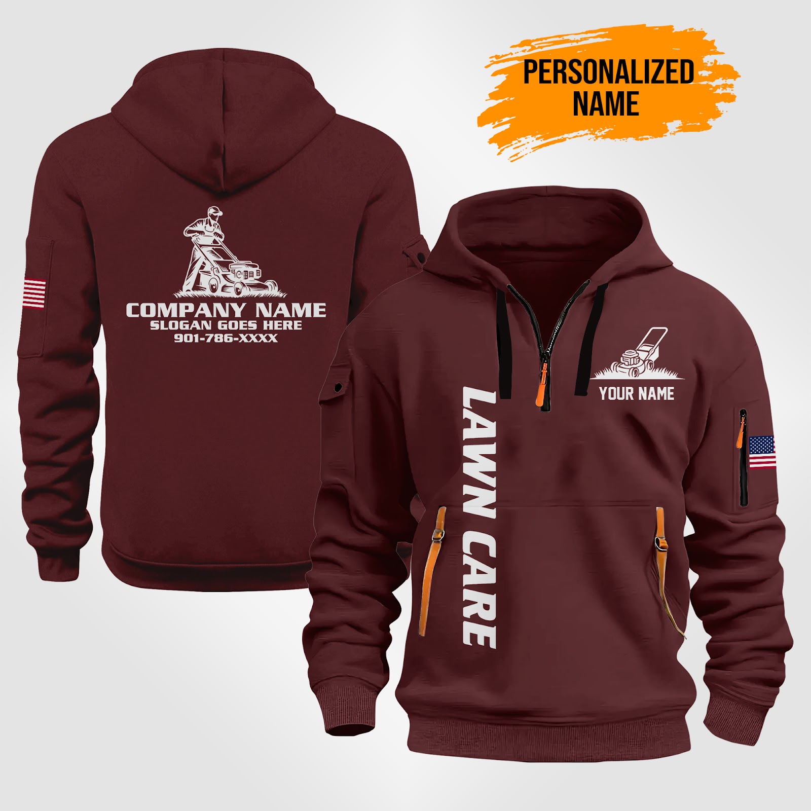 5881935-personalized-name-lawn-care-quarter-zip-hoodie-pc37-7.jpg Custom Lawn Care Quarter Zip Hoodie - photo 7