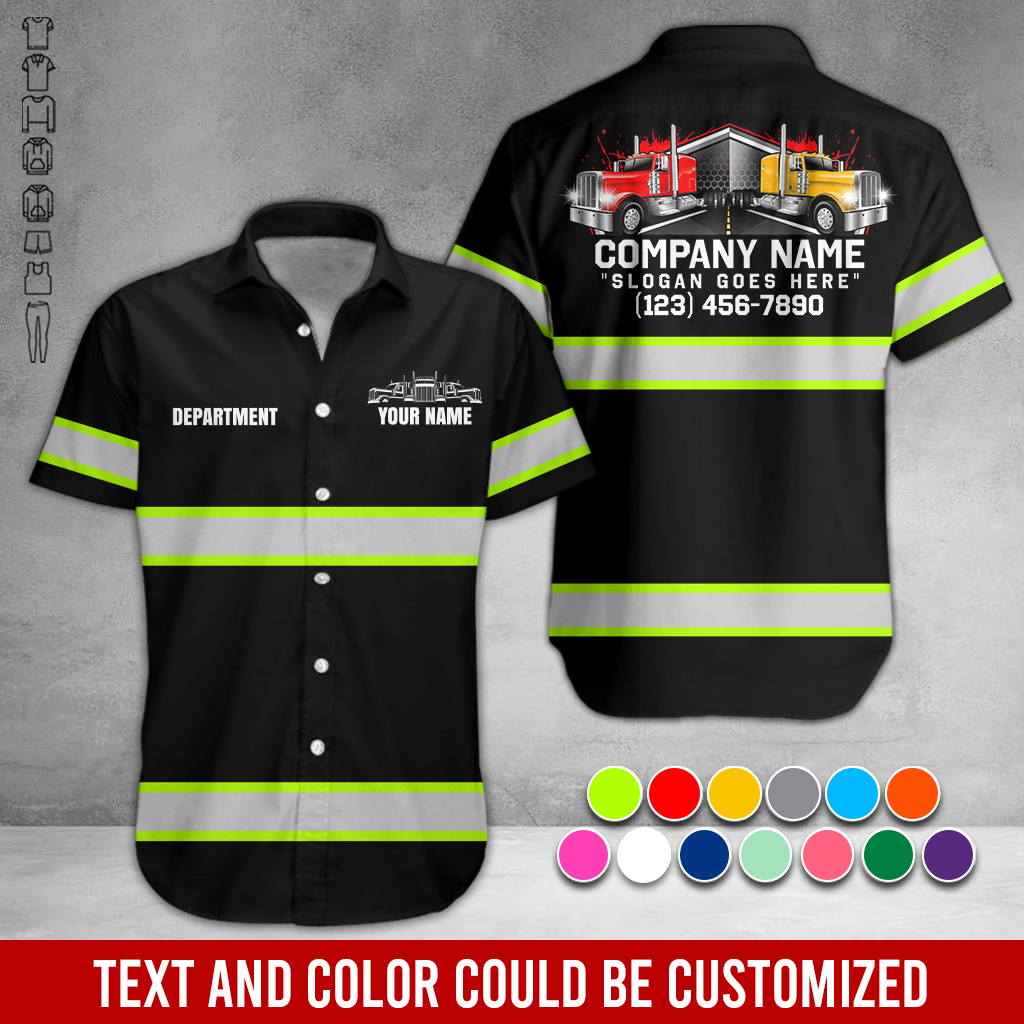 Custom Name Semi Truck 3D Hoodie - photo 3