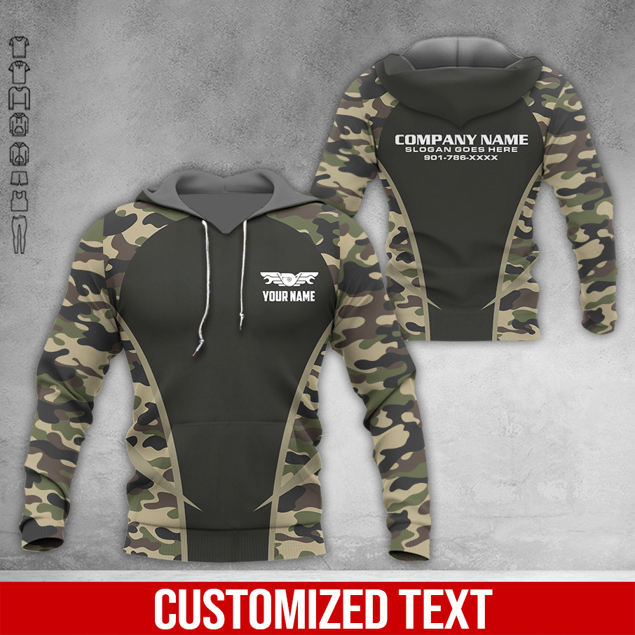 Custom Text and Diesel Mechanic Uniform Camo - photo 5