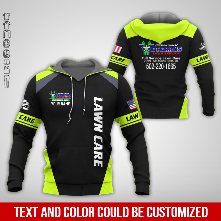 Custom Lawn Care 3D Hoodie - photo 5
