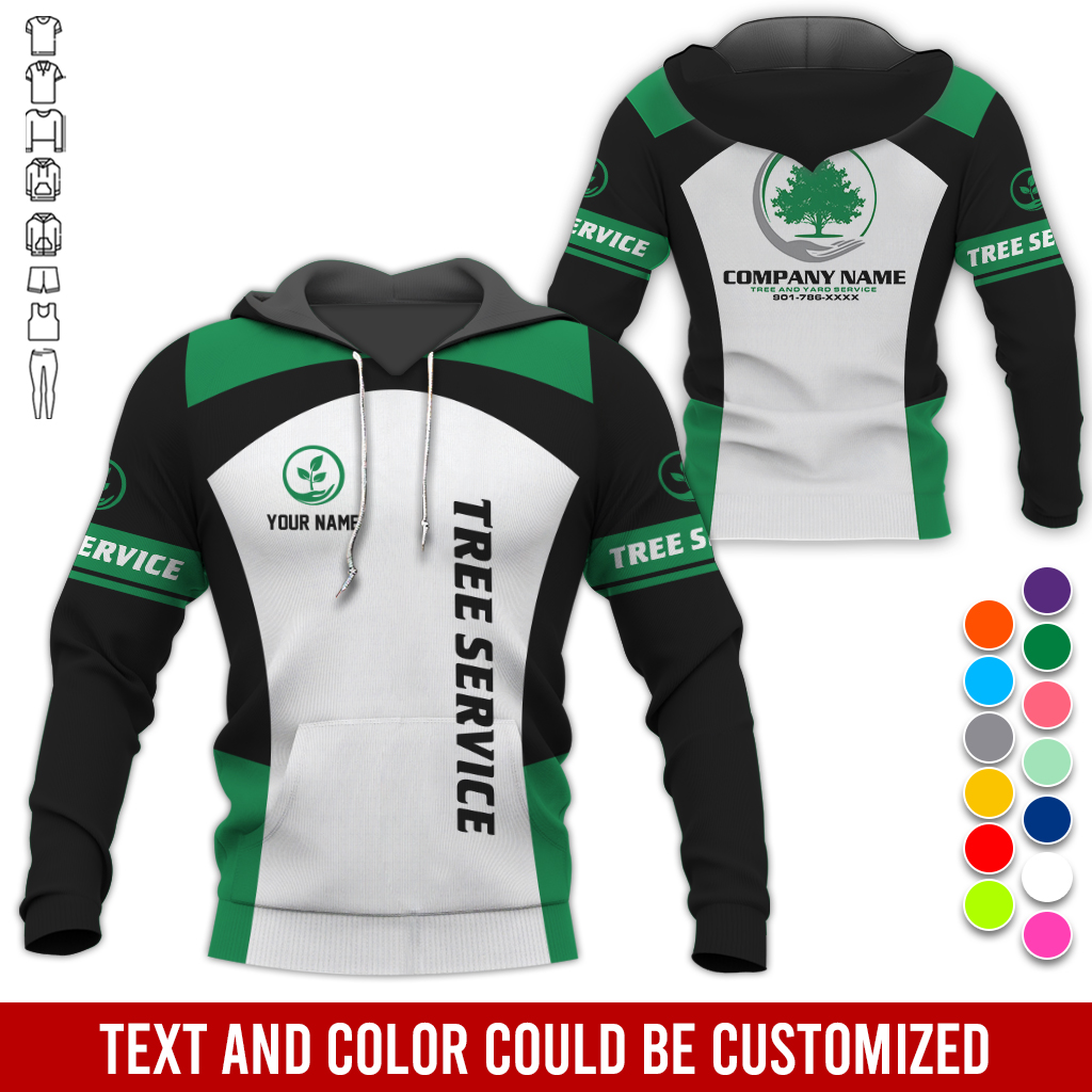 Custom Tree Service 3D Hoodie - photo 104