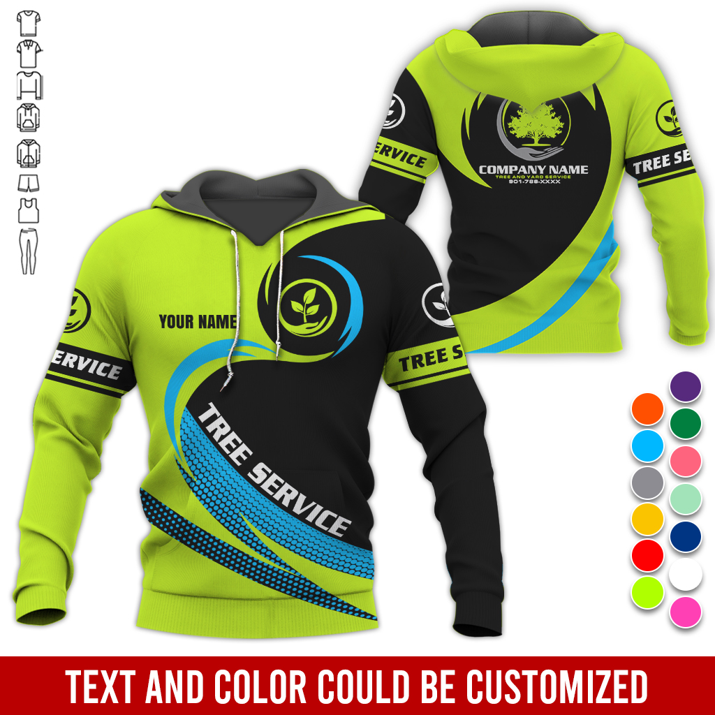 Custom Tree Service 3D Hoodie - photo 5