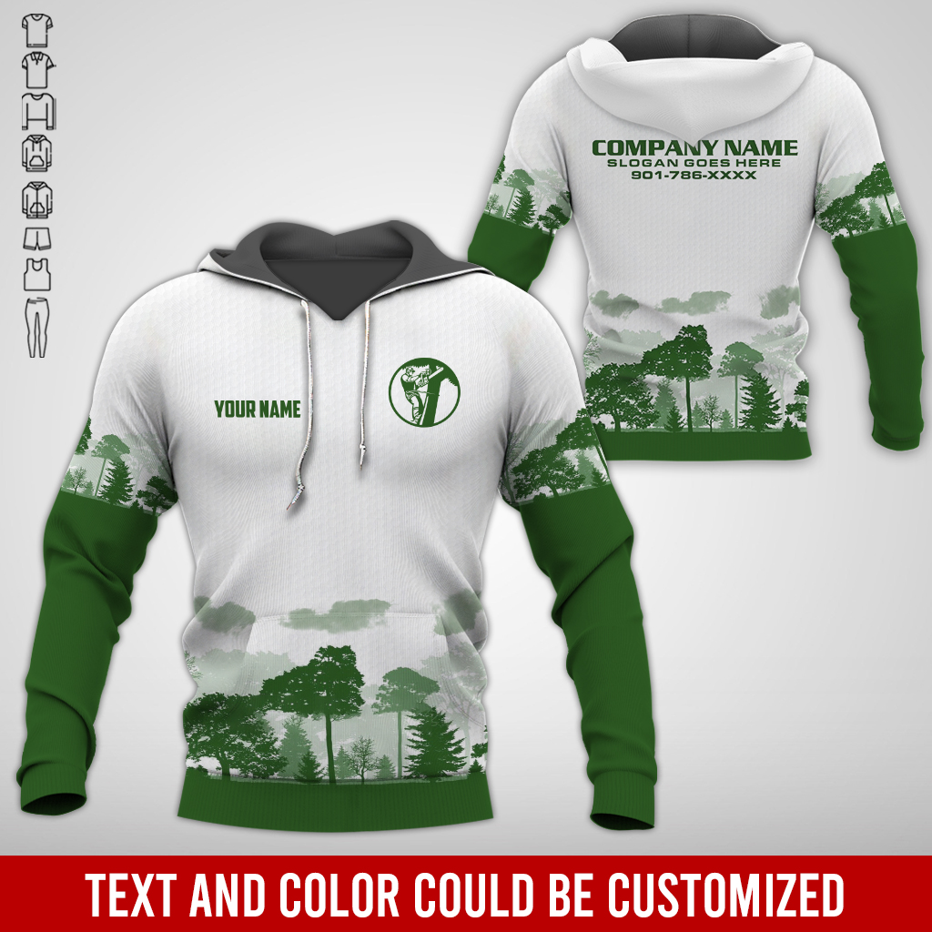 Custom Tree Service 3D Hoodie - photo 5
