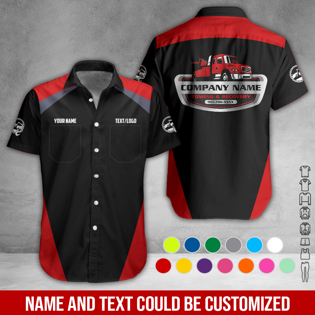 Custom Tow Truck 3D Printed Clothes - photo 12