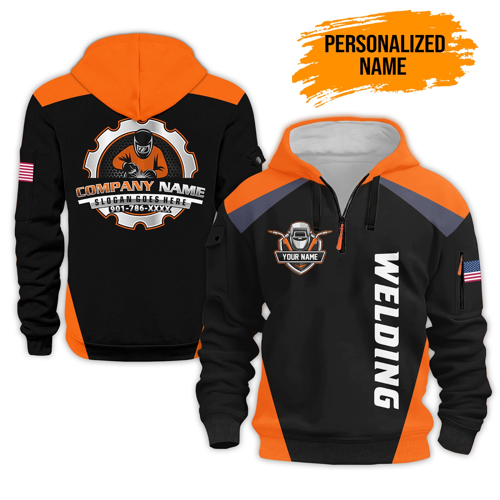 Custom Welding 3D All Over Printed Clothe - photo 50
