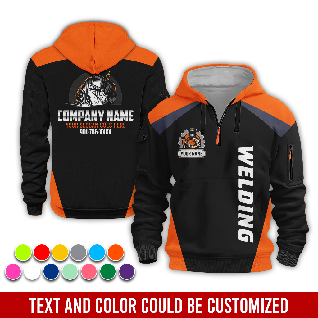 Custom Welding Quarter Zip Hoodie - photo 50