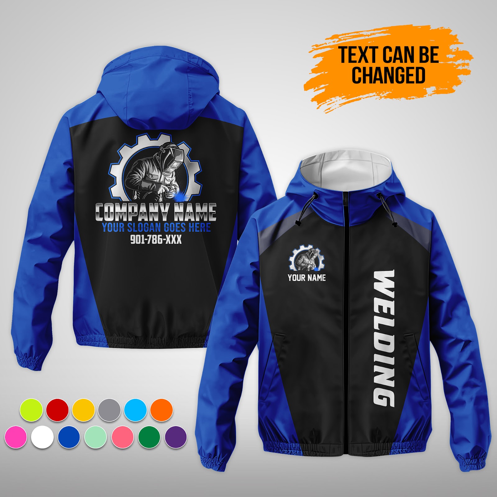 Custom Welding 3D Printed Windbreaker Jacket - photo 9