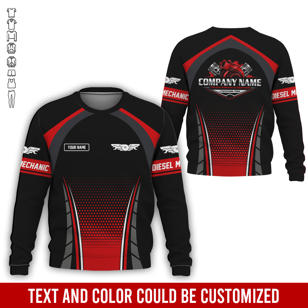 5938800-customized-text-and-diesel-mechanic-uniform-3d-all-over-printed-clothes-op665-13.jpg Custom Text and Diesel Mechanic Uniform 3D Hoodie - photo 13