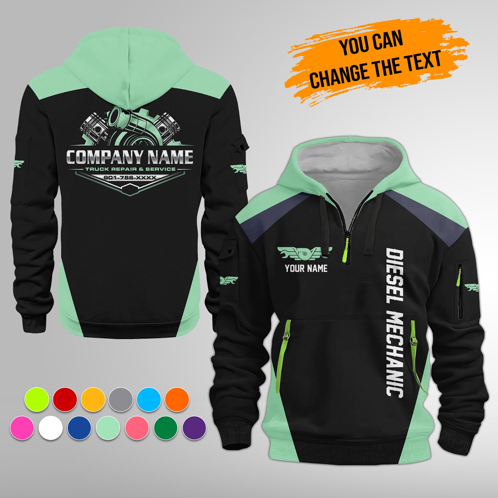 5939091-customized-text-and-diesel-mechanic-uniform-3d-quarter-zip-hoodie-am639-10.jpg Custom Text and Diesel Mechanic Uniform 3D - photo 10