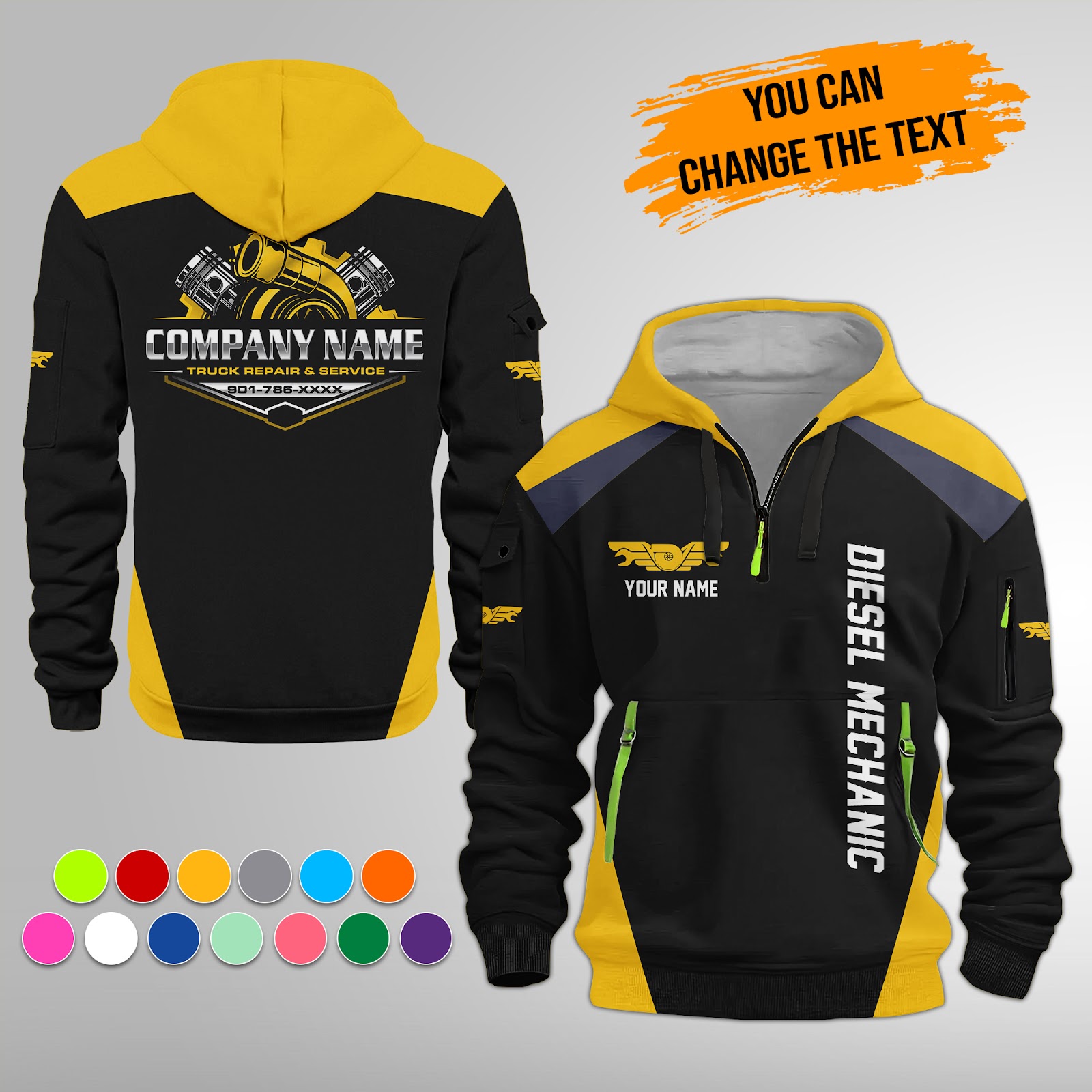 5939091-customized-text-and-diesel-mechanic-uniform-3d-quarter-zip-hoodie-am639-3.jpg Custom Text and Diesel Mechanic Uniform 3D - photo 3