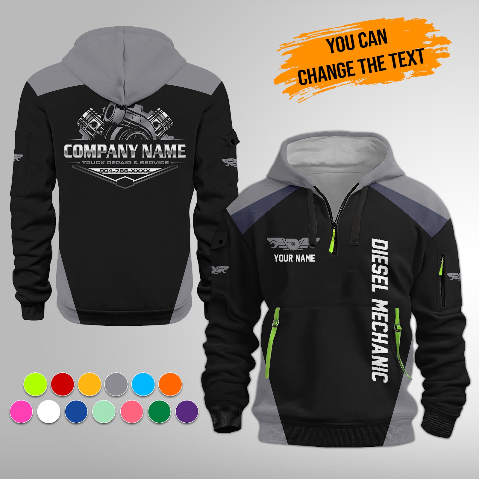 5939091-customized-text-and-diesel-mechanic-uniform-3d-quarter-zip-hoodie-am639-4.jpg Custom Text and Diesel Mechanic Uniform 3D - photo 4