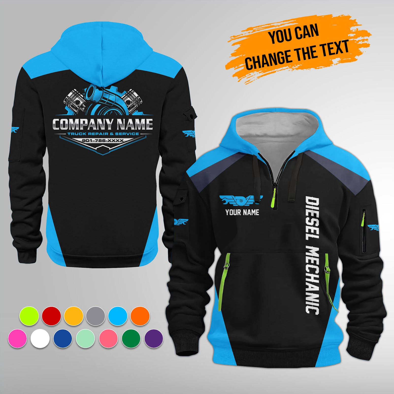 5939091-customized-text-and-diesel-mechanic-uniform-3d-quarter-zip-hoodie-am639-5.jpg Custom Text and Diesel Mechanic Uniform 3D - photo 5