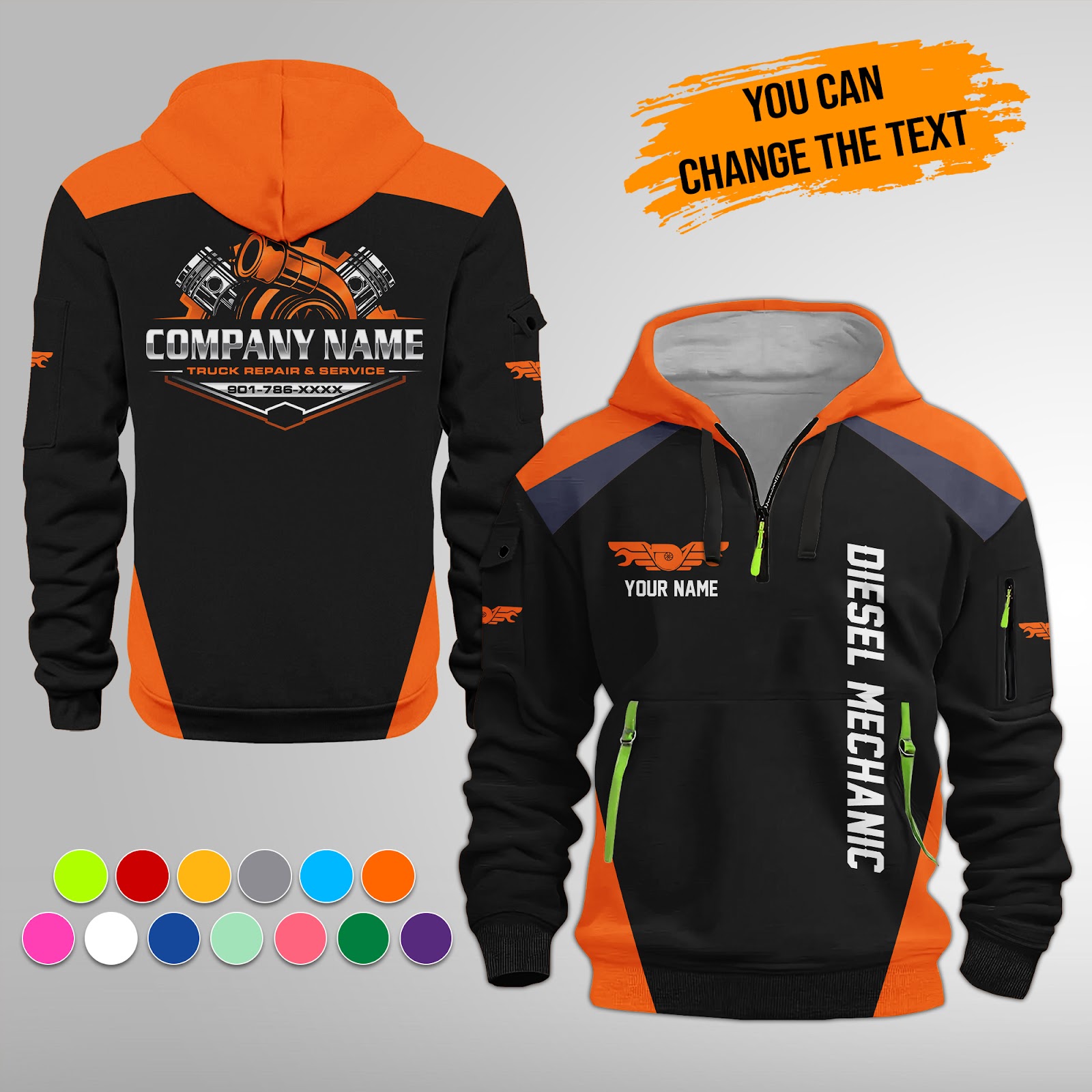 5939091-customized-text-and-diesel-mechanic-uniform-3d-quarter-zip-hoodie-am639-6.jpg Custom Text and Diesel Mechanic Uniform 3D - photo 6