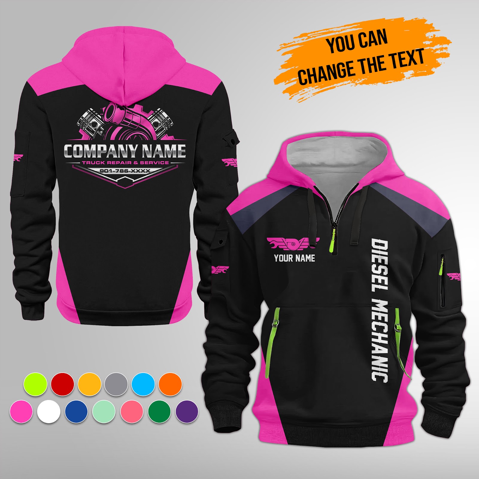 5939091-customized-text-and-diesel-mechanic-uniform-3d-quarter-zip-hoodie-am639-7.jpg Custom Text and Diesel Mechanic Uniform 3D - photo 7
