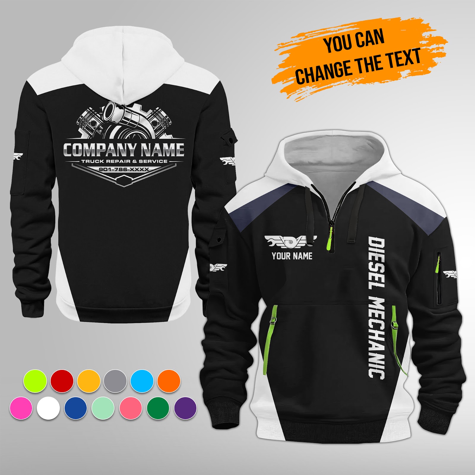 5939091-customized-text-and-diesel-mechanic-uniform-3d-quarter-zip-hoodie-am639-8.jpg Custom Text and Diesel Mechanic Uniform 3D - photo 8