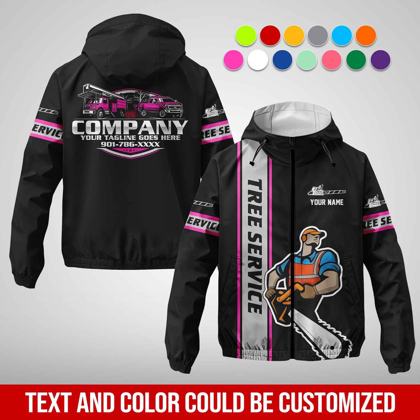 5941788-personalized-name-tree-service-3d-printed-windbreaker-jacket-am641-7.jpg Custom Tree Service 3D Printed Windbreaker Jacket - photo 7