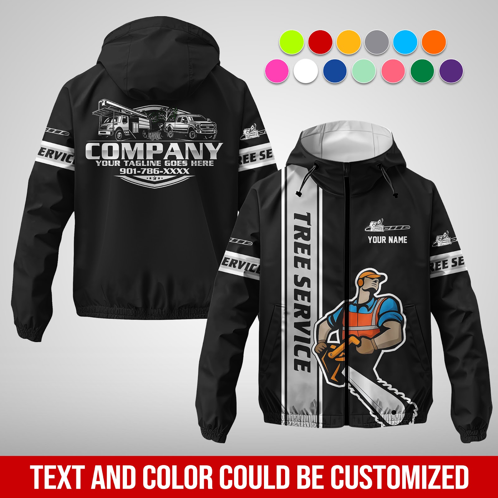 5941788-personalized-name-tree-service-3d-printed-windbreaker-jacket-am641-8.jpg Custom Tree Service 3D Printed Windbreaker Jacket - photo 8