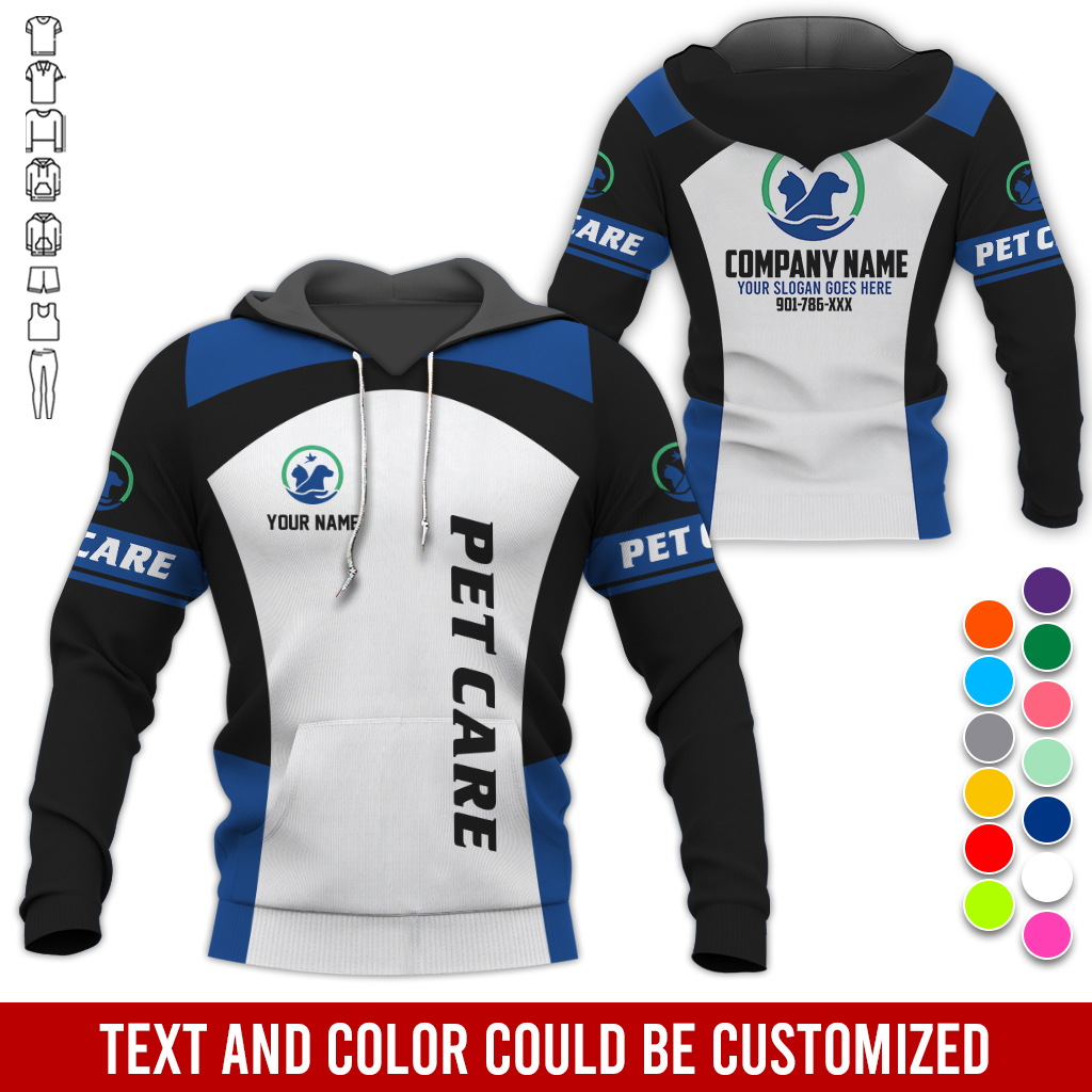 Custom Pet Care 3D Hoodie - photo 77