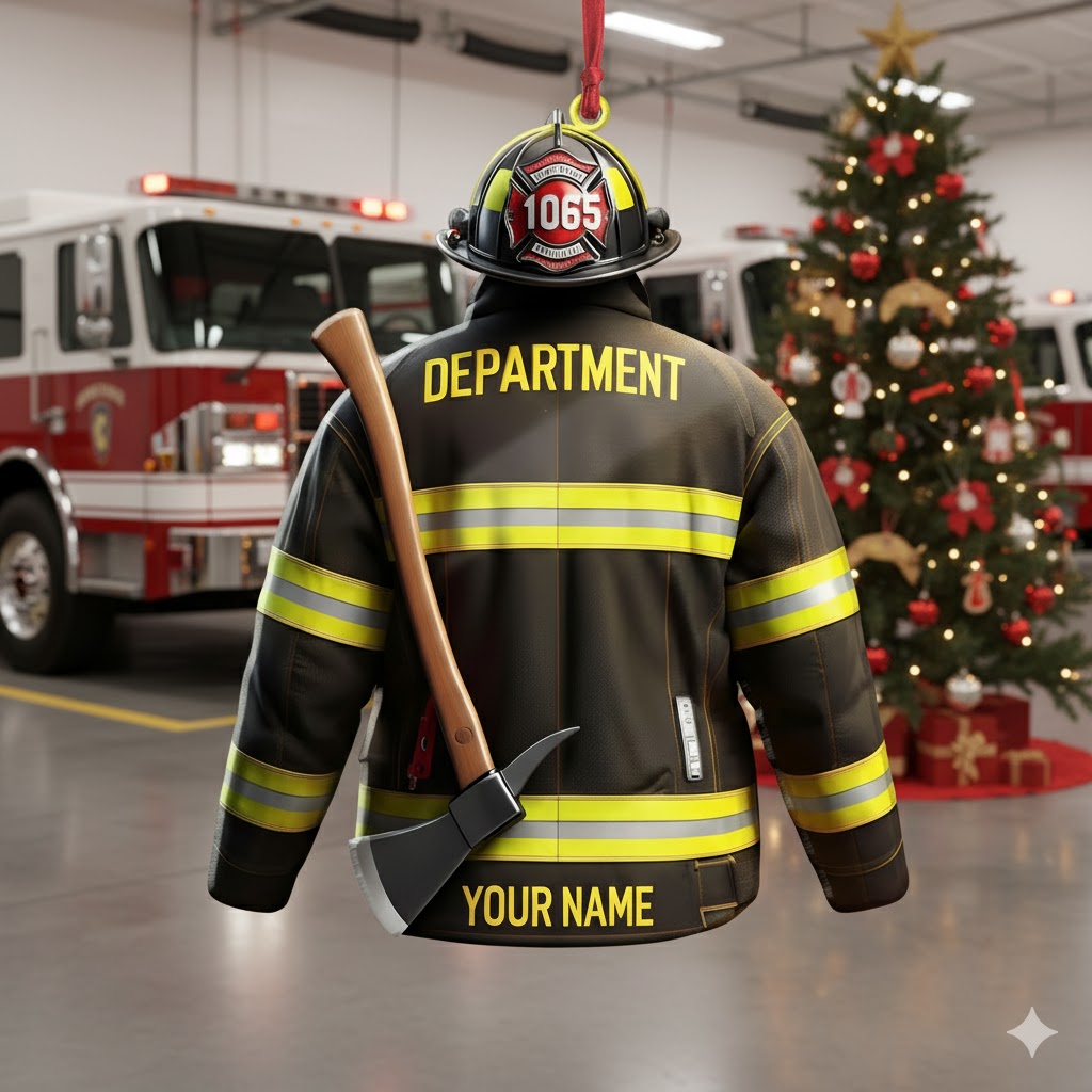 Custom Dedication for Dedicated Firefighter,