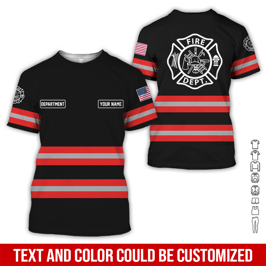 5950100-personalized-name-love-firefighter-quarter-zip-hoodie-zm200-10.jpg Custom Love Firefighter Hoodie - photo 10