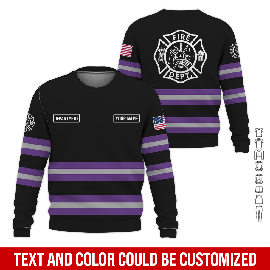 5950100-personalized-name-love-firefighter-quarter-zip-hoodie-zm200-112.jpg Custom Love Firefighter Hoodie - photo 112