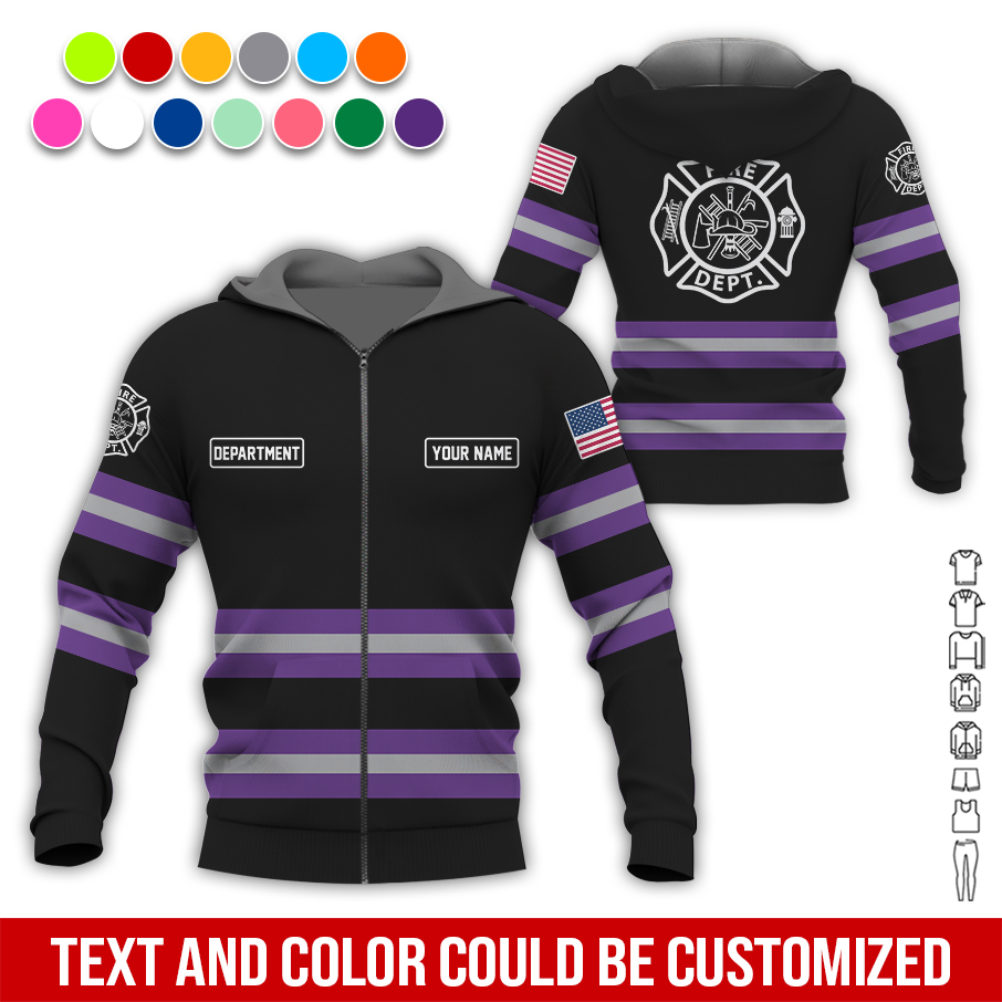 5950100-personalized-name-love-firefighter-quarter-zip-hoodie-zm200-114.jpg Custom Love Firefighter Hoodie - photo 114