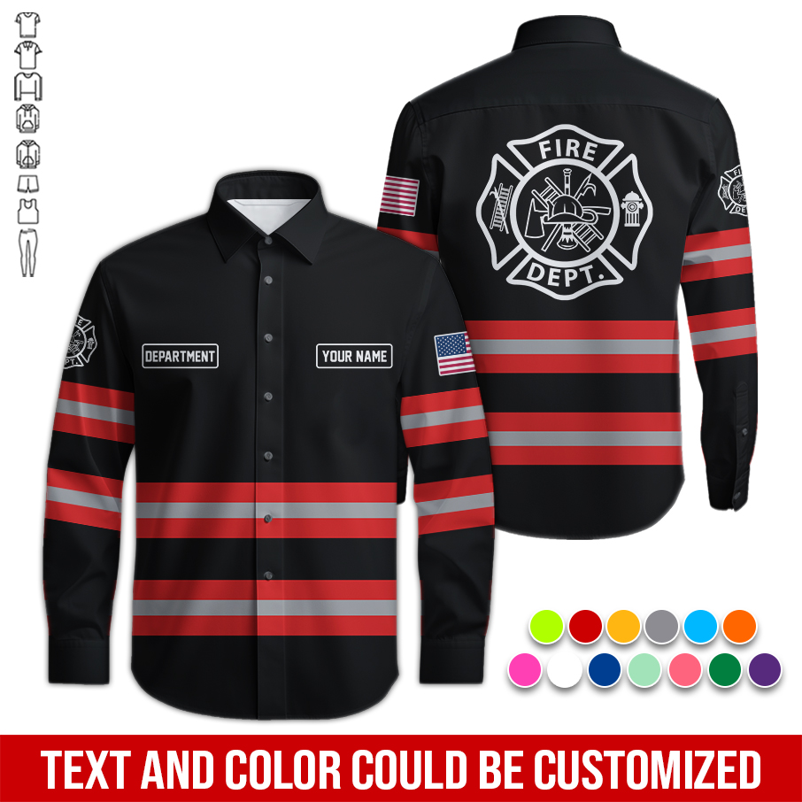 5950100-personalized-name-love-firefighter-quarter-zip-hoodie-zm200-16.jpg Custom Love Firefighter Hoodie - photo 16