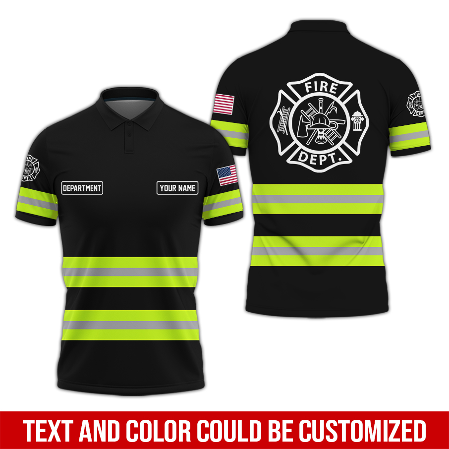5950100-personalized-name-love-firefighter-quarter-zip-hoodie-zm200-2.jpg Custom Love Firefighter Hoodie - photo 2