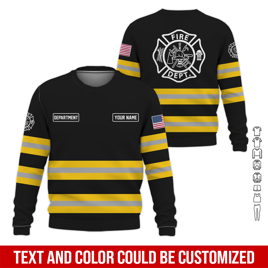 5950100-personalized-name-love-firefighter-quarter-zip-hoodie-zm200-22.jpg Custom Love Firefighter Hoodie - photo 22