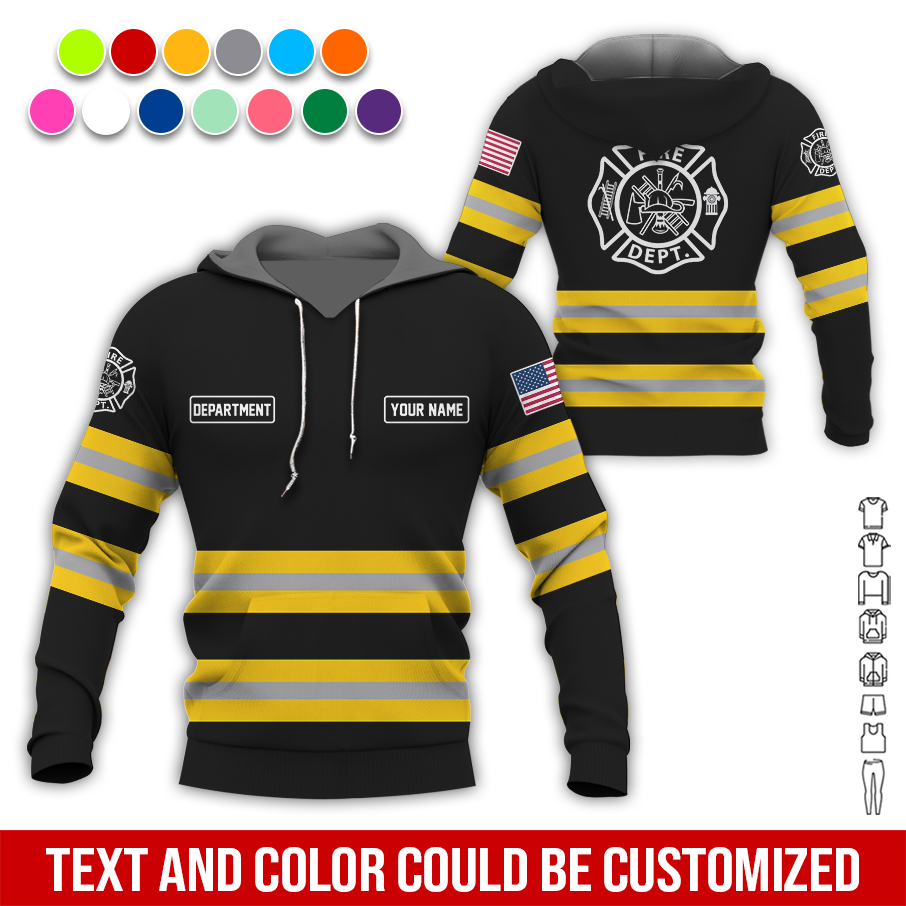 5950100-personalized-name-love-firefighter-quarter-zip-hoodie-zm200-23.jpg Custom Love Firefighter Hoodie - photo 23