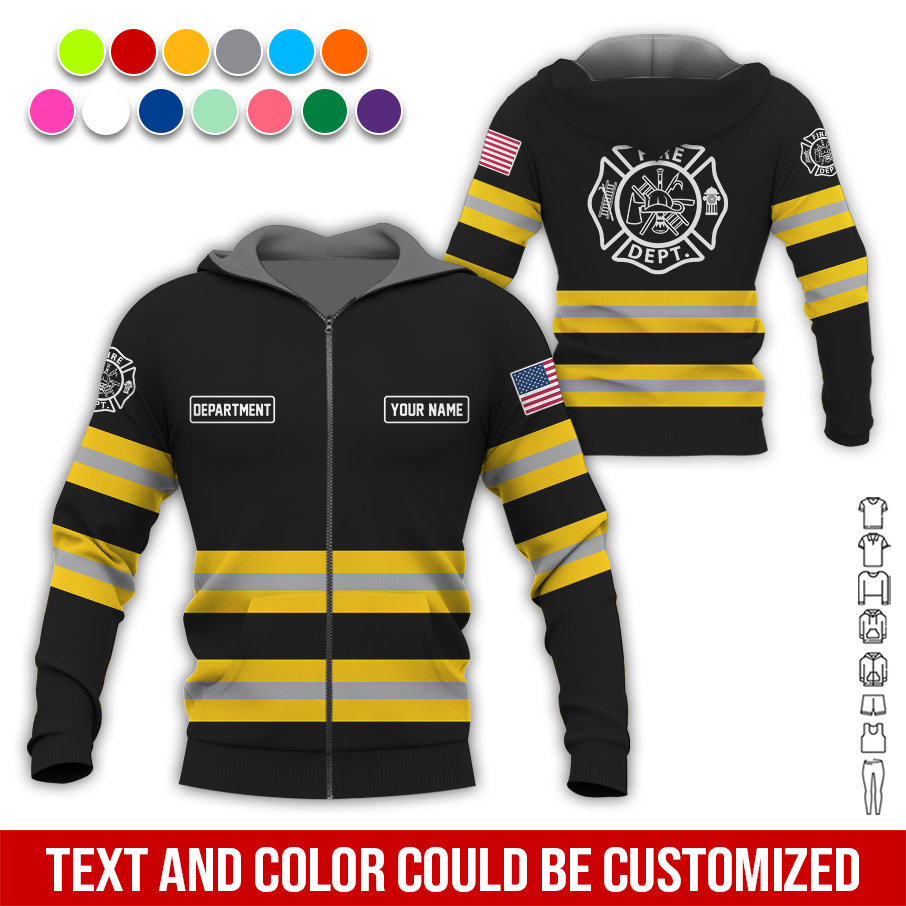 5950100-personalized-name-love-firefighter-quarter-zip-hoodie-zm200-24.jpg Custom Love Firefighter Hoodie - photo 24