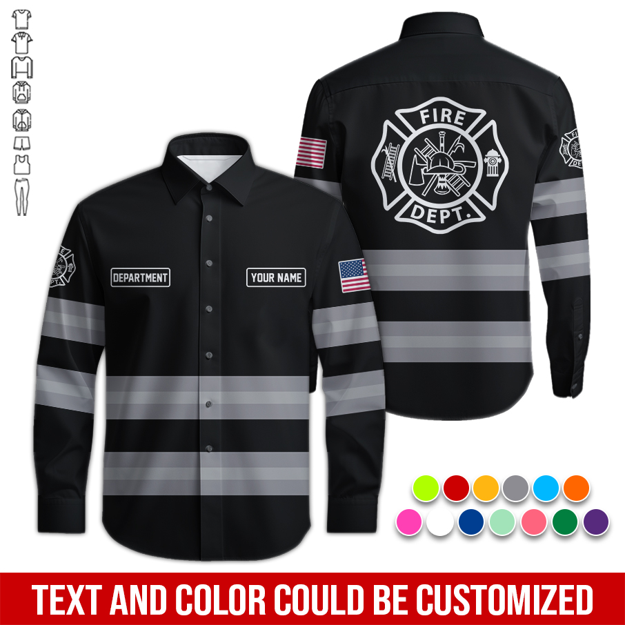 5950100-personalized-name-love-firefighter-quarter-zip-hoodie-zm200-34.jpg Custom Love Firefighter Hoodie - photo 34